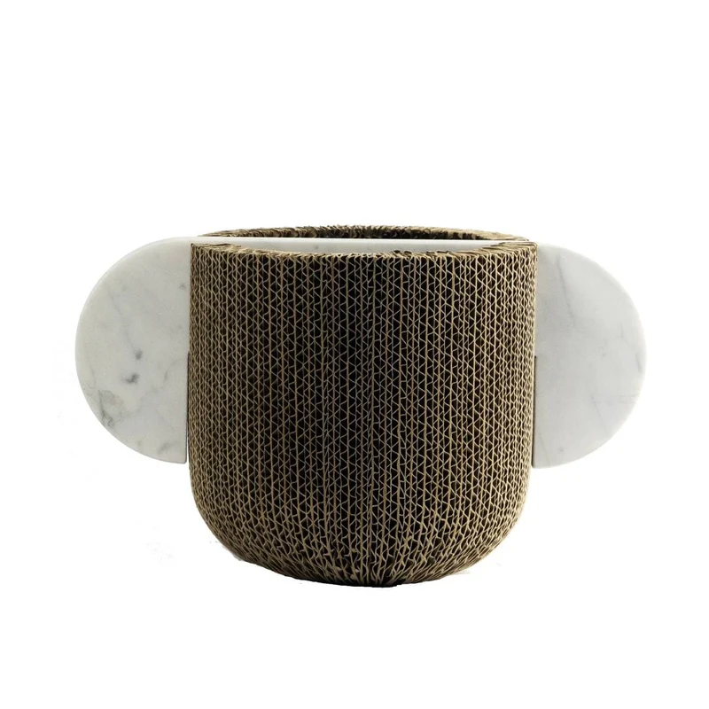Cardboard & Marble Vase CONFINANTI Small