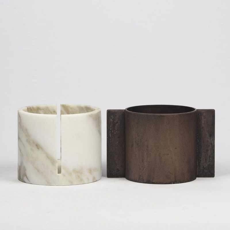 Marble Vase MECCANISMI Medium