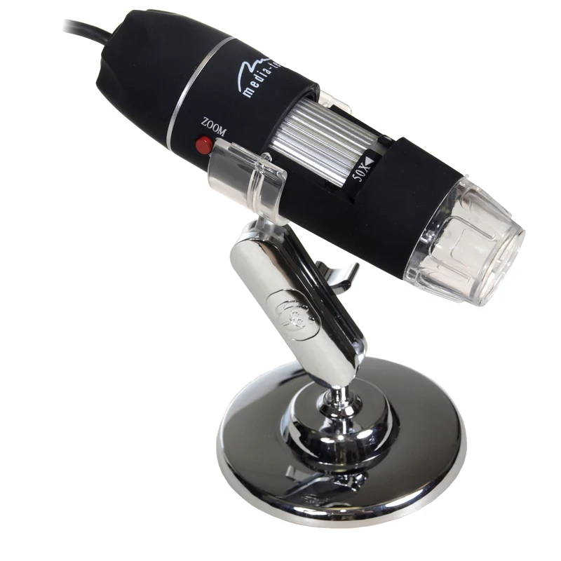 USB digital microscope / magnifying glass / microscope MT4096 Media-Tech magnification from x50 to x500