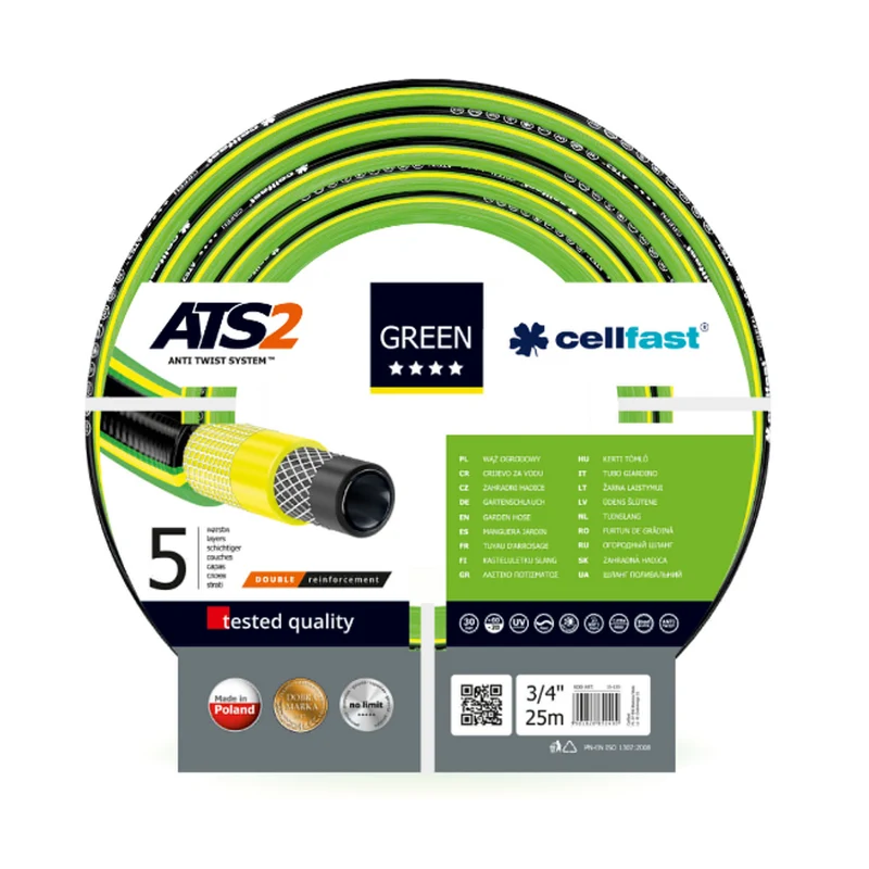 Garden Cellfast Green hose ATS2 3/4 "25m, 5 ply