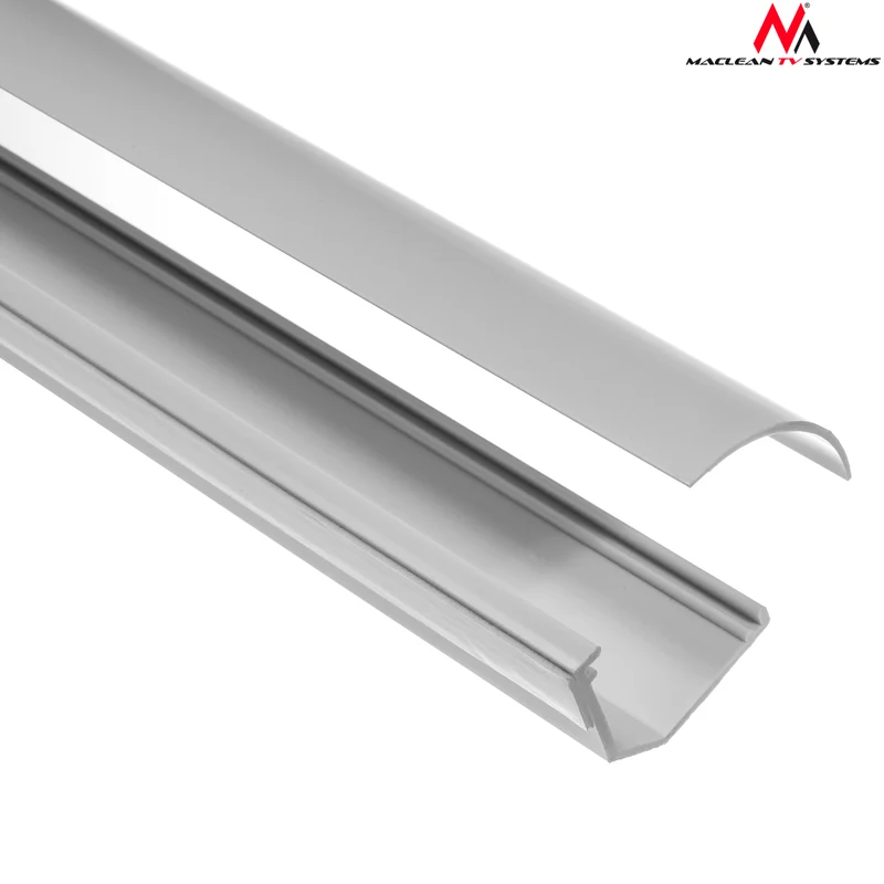 Maclean MCTV-575 Quality Cable Wire Cover White For TV Bracket Stand Strip Tidy Hide Cables