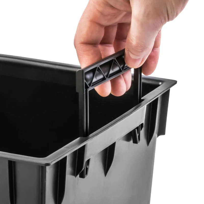 Prosperplast DRTS170-S433 Flowerpot with insert Rato Square - anthracite