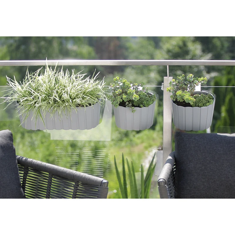 Boardee Hook DDECZ400-R222 flowerpot with hooks - brown