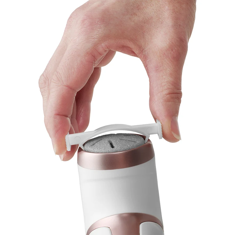 Concept PN3000 Concept Electric Callus Remover with Vacuum Waterproof Removable Rollers 3 Replacement Heads 2 Speeds Heel Feet Pedicure File USB Rechargeable