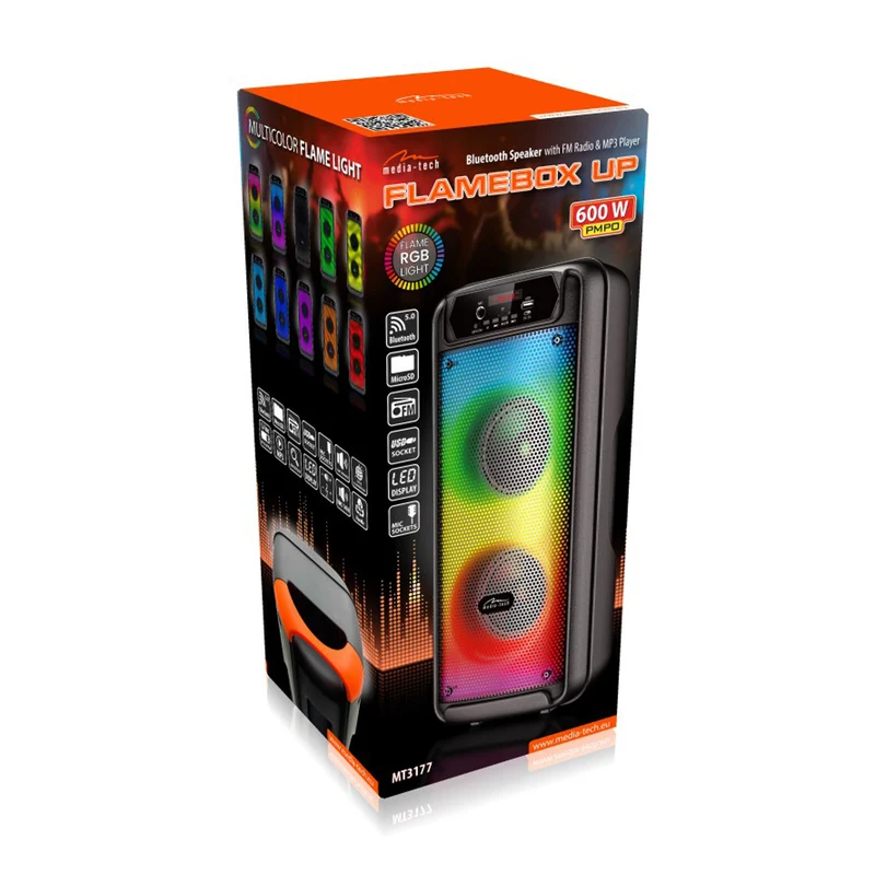 Media-Tech wireless speaker, Bluetooth 5.0, FM radio, RMS 14W, MT3177