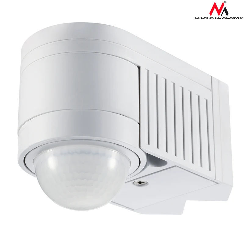 Infrared motion sensor pir modern Maclean Energy MCE202 range 12m 360°