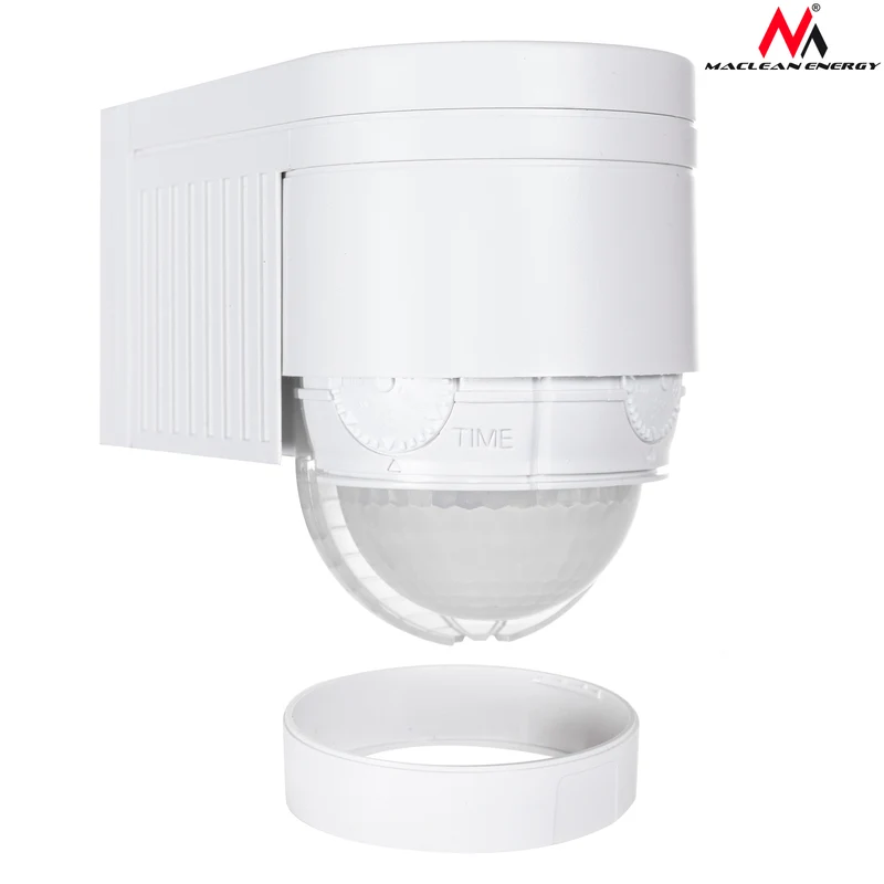 Infrared motion sensor pir modern Maclean Energy MCE202 range 12m 360°