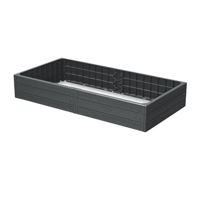 Prosperplast garden bed, 149cm, anthracite, Base Woody