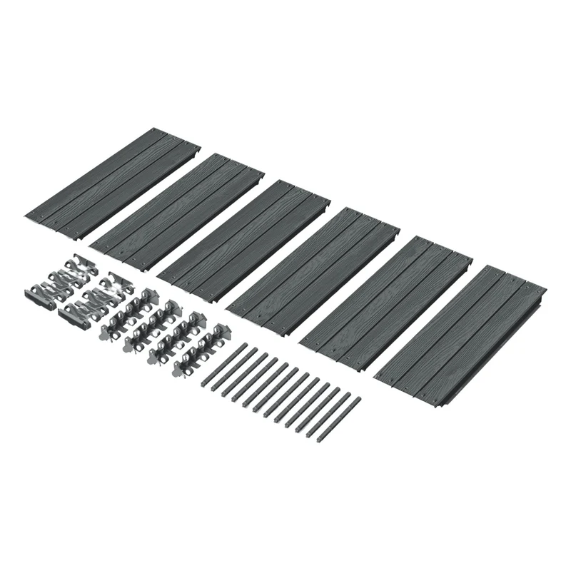Prosperplast garden bed, 149cm, anthracite, Base Woody