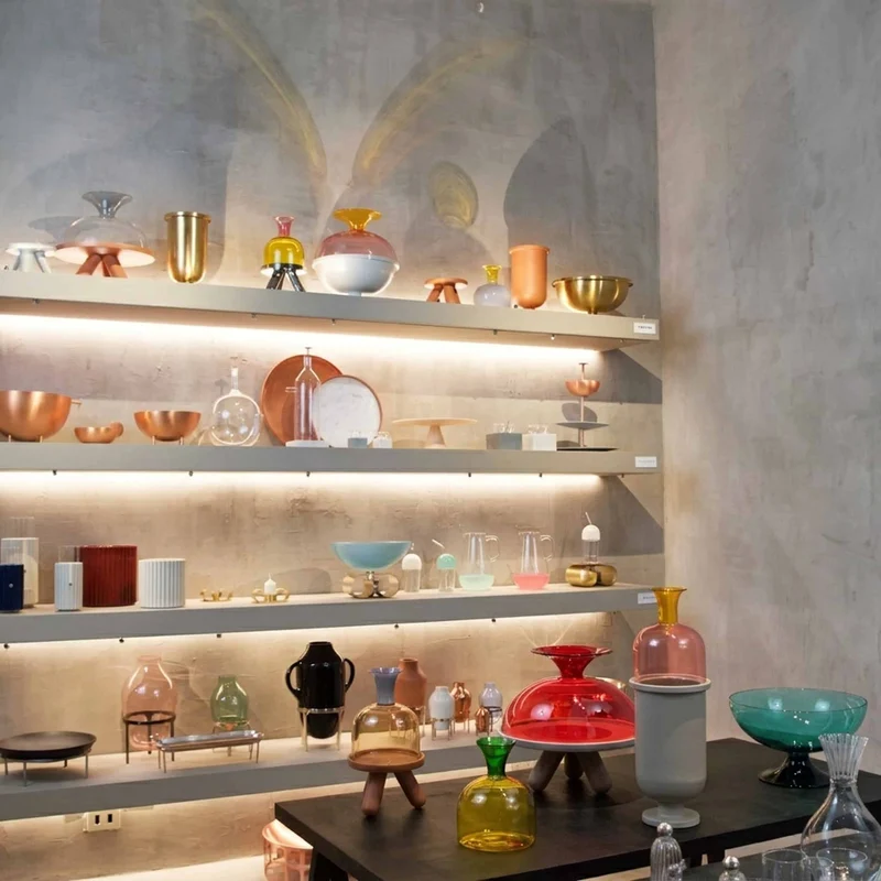 Blown Glass Vase THE SHORT by Neri & Hu for Paola C
