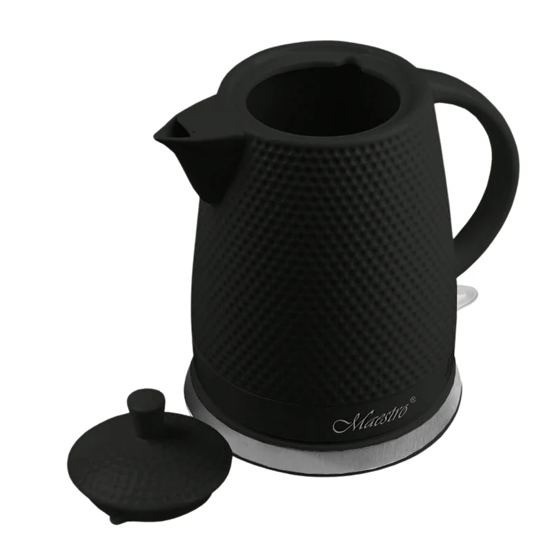 Maestro ceramic kettle, capacity 1.5l, 1500W, black, MR069 UK plug