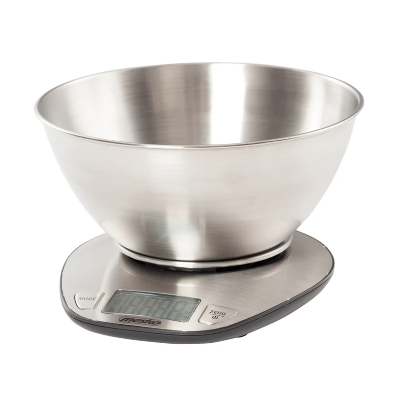 Kitchen scale with a 2-liter bowl - Mesko MS 3152, stainless steel