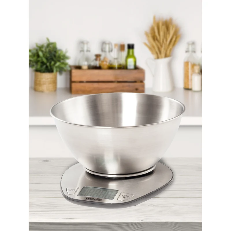 Kitchen scale with a 2-liter bowl - Mesko MS 3152, stainless steel