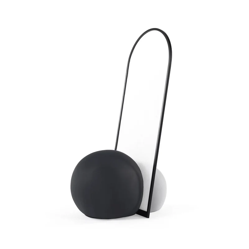 Metal Pouf and Screen REXALT by Alessandro Zambelli