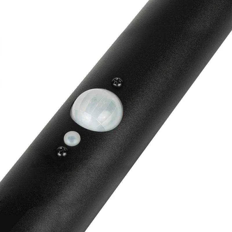 Maclean Solar LED Light, with sensor, 3 modes, plug-in, Li-ion 18650, IP44, 3.7V, 1200 mAh, Black, MCE465 B, 8 pieces