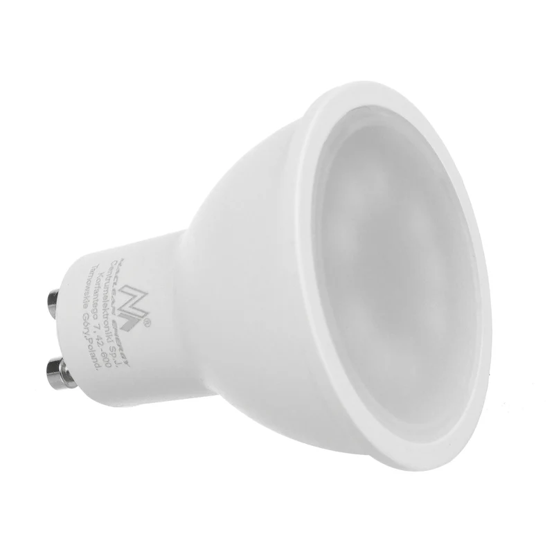Maclean round plafond white MCE422 + LED bulb GU10 5W 4000K