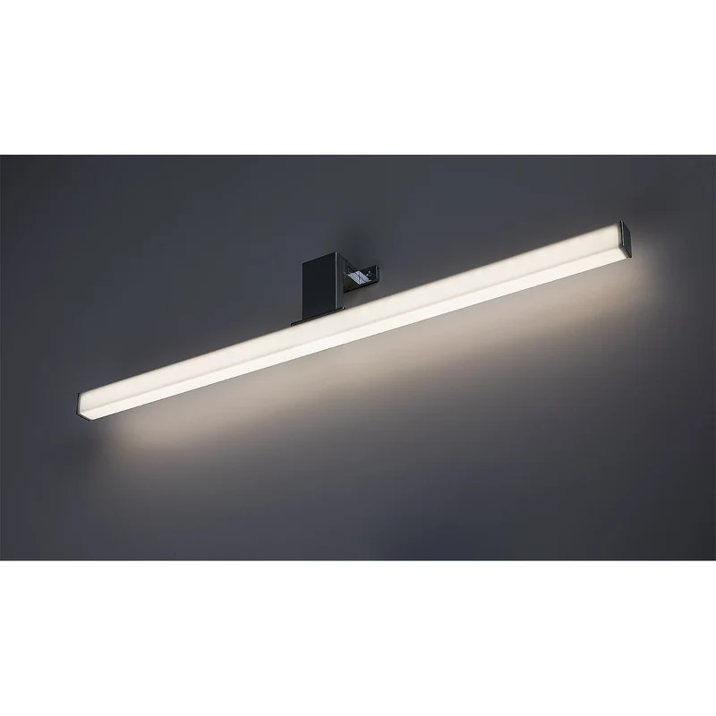 Rabalux bathroom light, 9W, natural white 4000K, IP44, chrome, Oliro