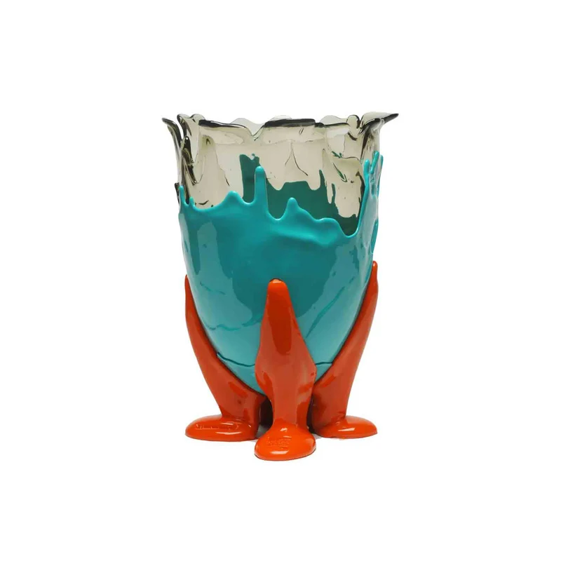 Resin Vase CLEAR EXTRA COLOUR by Gaetano Pesce for Fish Design