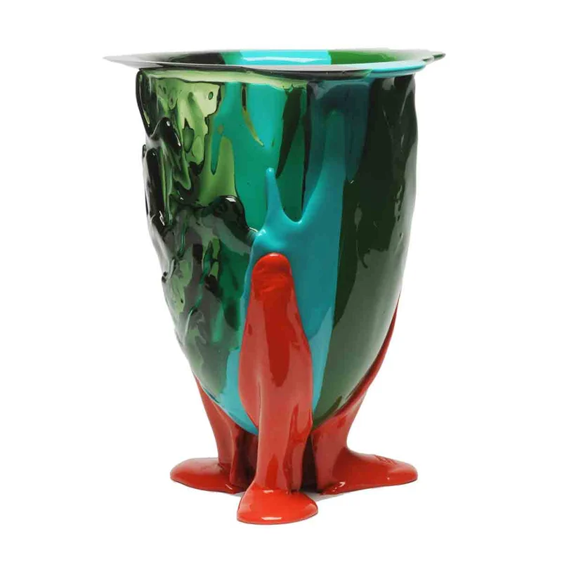 Resin Vase AMAZONIA Green by Gaetano Pesce for Fish Design