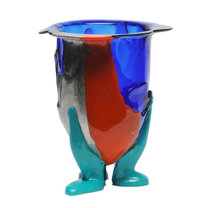 Resin Vase AMAZONIA Blue by Gaetano Pesce for Fish Design