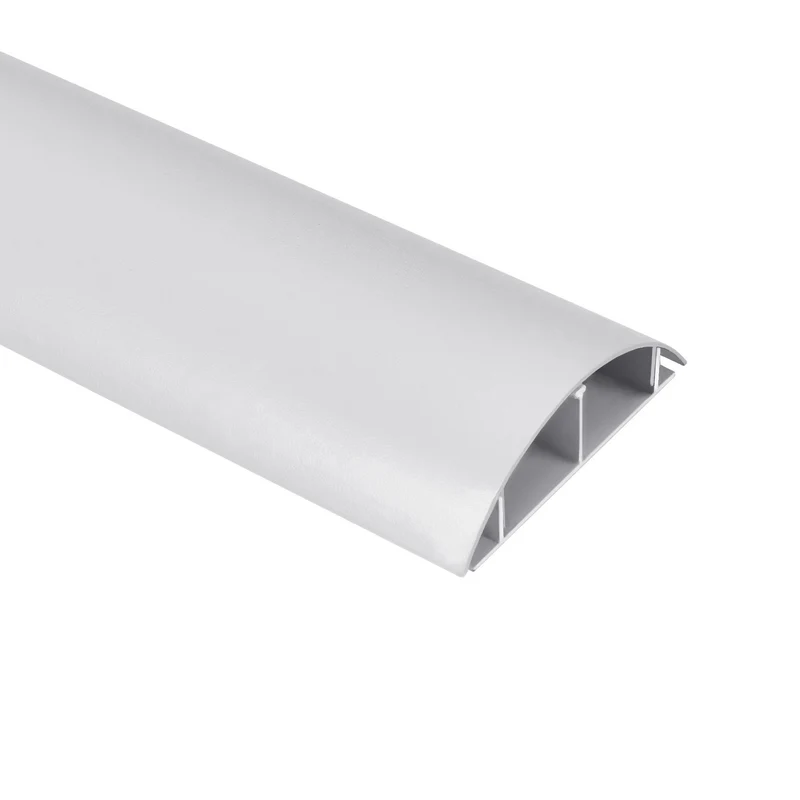 Maclean aluminum cable masking strip, 62x20x750mm, silver, MC-814 S