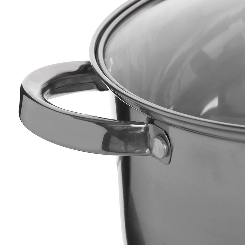 Maestro 9 el. pot set. 1.5L, 2L, 3L, 5L, stainless steel, dishwasher safe, suitable for all types of stoves, hot pot stand, MR-2021