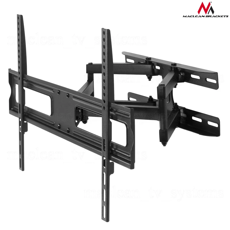 Maclean MC-762 TV Bracket Wall Mount Universal Swivel Adjustable Double Arm 37'' - 80" VESA LCD LED