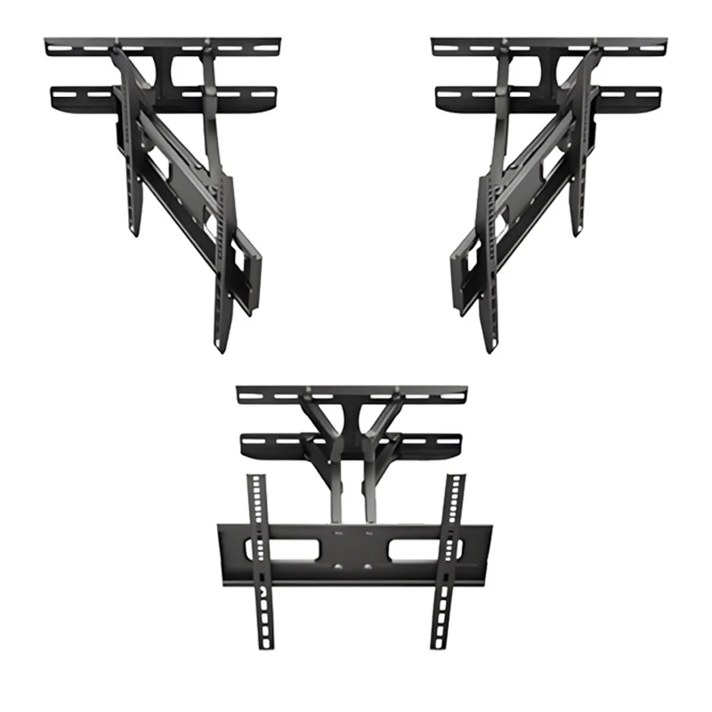 Maclean TV Mount, max VESA 400x400, 32-75", 50kg, horizontal and vertical angle adjustment, profile 80-380mm, black, MC-788