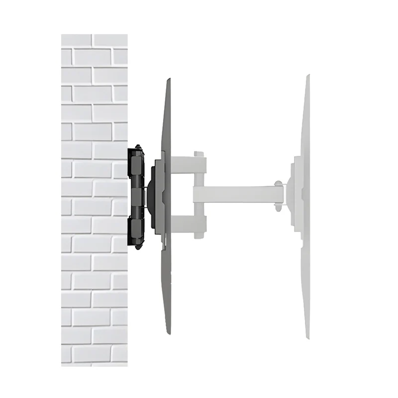 Maclean TV Mount, max VESA 400x400, 32-75", 50kg, horizontal and vertical angle adjustment, profile 80-380mm, black, MC-788