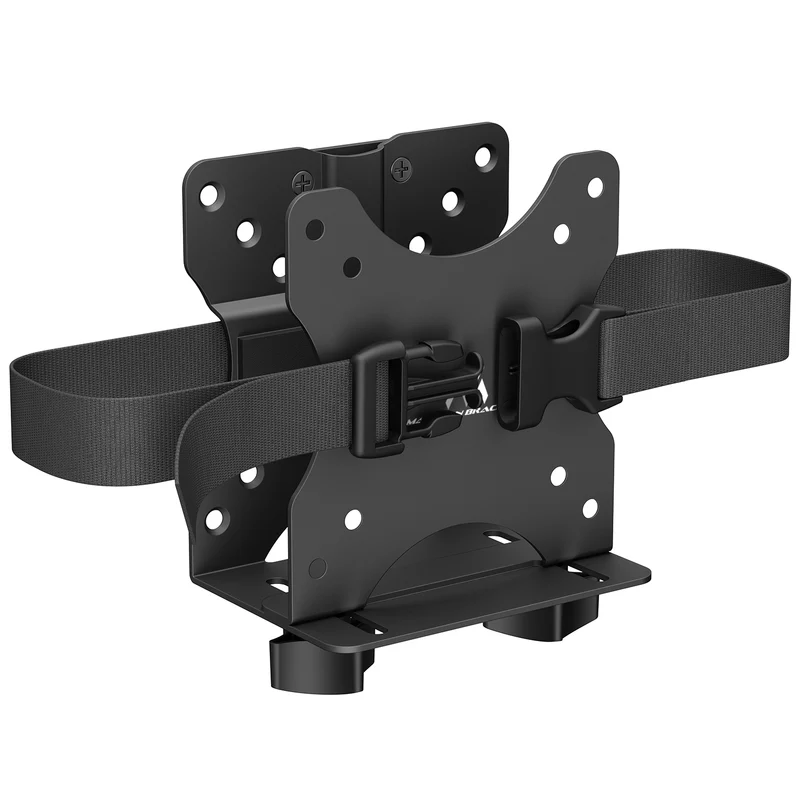 Maclean mini computer mount, 17-70mm range, VESA compatible, max load 5kg, black, MC-115 B