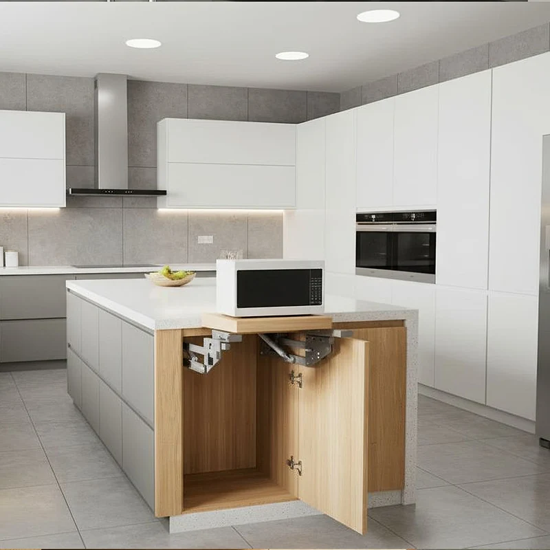 Maclean MC-497 Elevator, built-in extendable kitchen shelf 5-20kg. 820x168x106mm