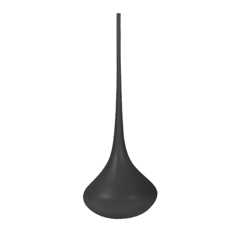 Murano Glass Vase RUGIADA SMALL Black by Wave Murano Glass