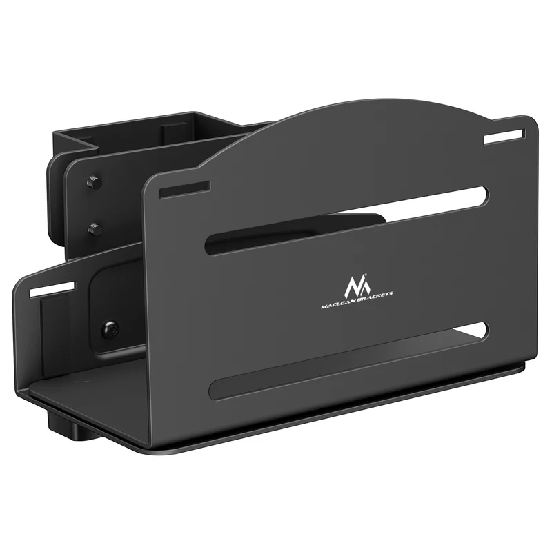 Maclean CPU computer mount, 122-212mm range, 10kg max load, black, MC-116 B
