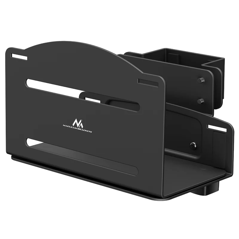 Maclean CPU computer mount, 122-212mm range, 10kg max load, black, MC-116 B