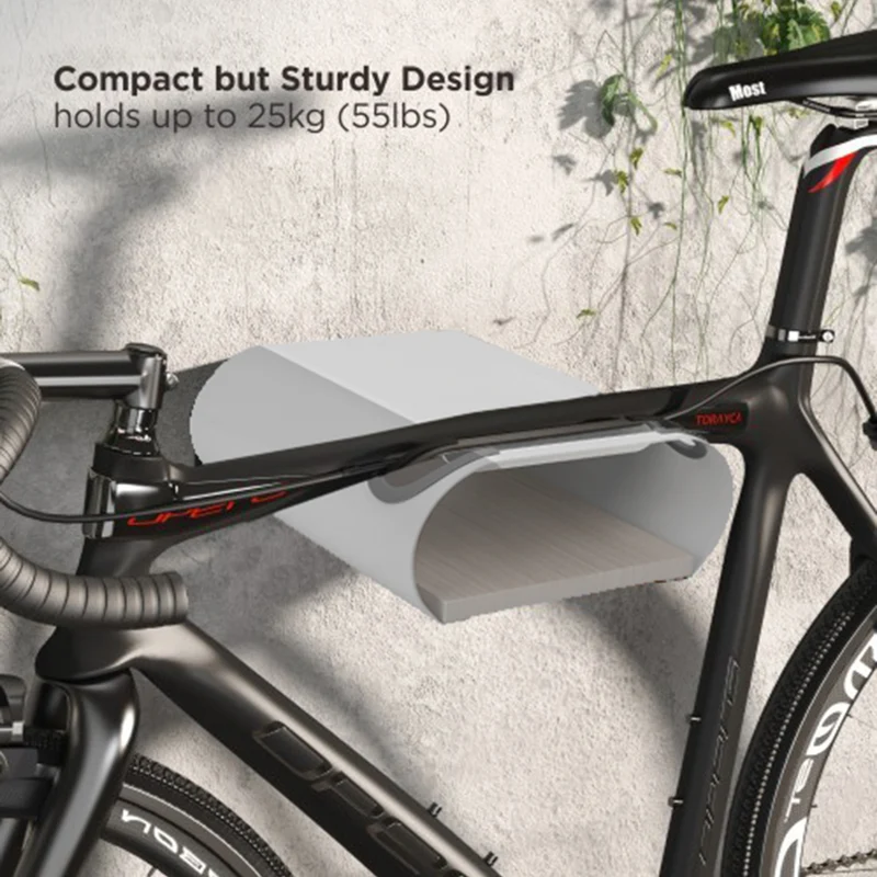 Maclean Wall-Mounted Bike Rack/Holder, 25 kg max, MC-466, 4 pieces