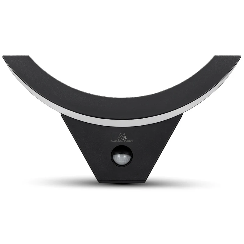 Maclean LED Motion Sensor Light, Infrared Motion Sensor, Black, 10W, IP54, 800 lm, MCE290 B, 4 pieces