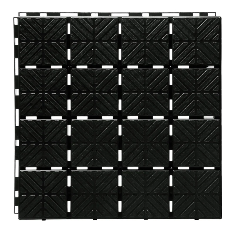 Prosperplast IES40-S411 Plastic Lawn Protection Floor Interlocking - Black