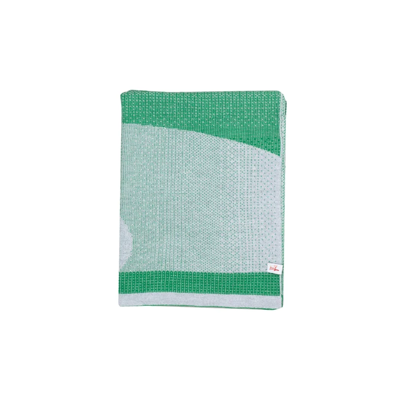 Wool Throw Blanket Panoramica III 03 by Serena Confalonieri for Lanificio Leo