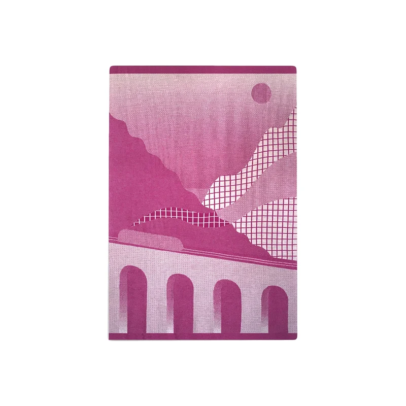 Wool Throw Blanket Panoramica I 01 by Serena Confalonieri for Lanificio Leo