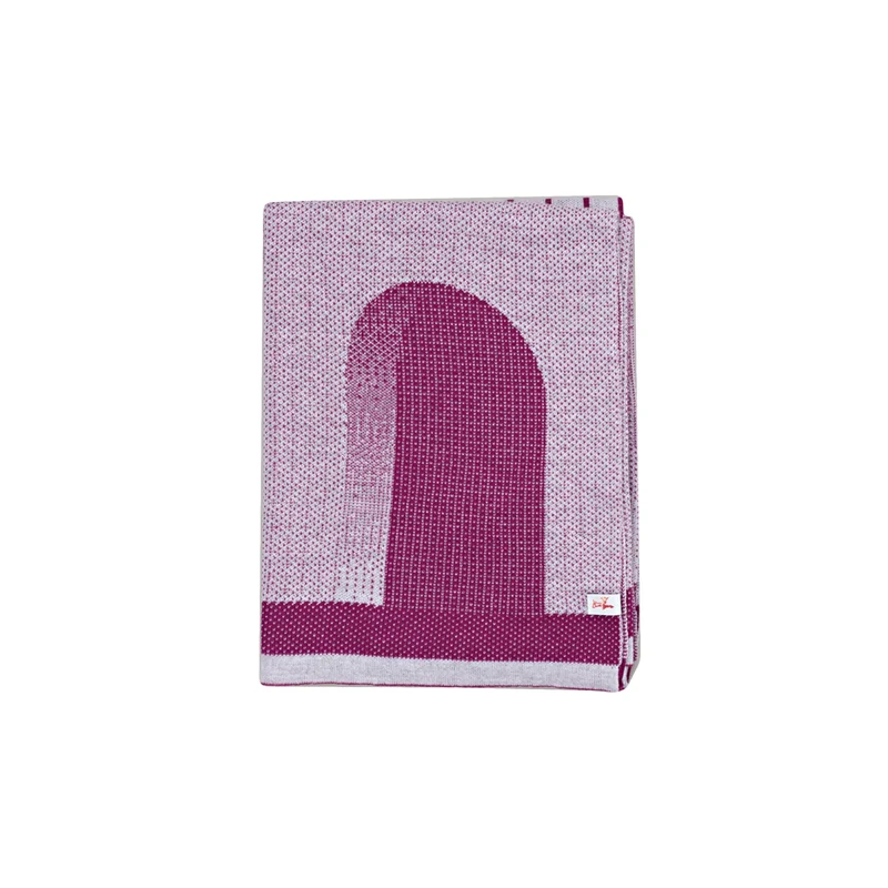 Wool Throw Blanket Panoramica I 01 by Serena Confalonieri for Lanificio Leo