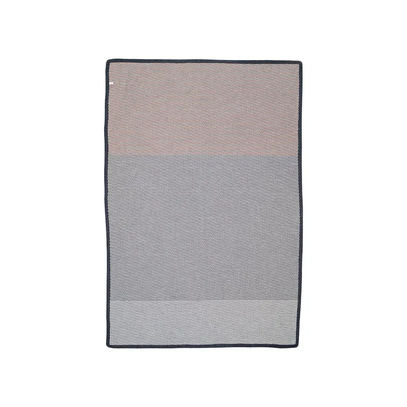 Wool Throw Blanket FLUX 01 by Esther Van Schuylenbergh for Lanificio Leo