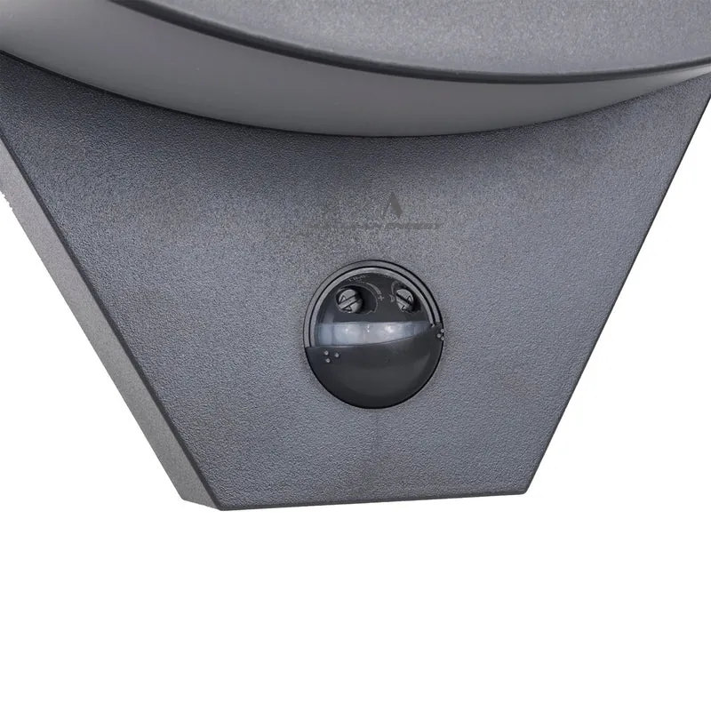 Maclean LED Motion Sensor Light, Infrared Motion Sensor, Gray, 10W, IP54, 800 lm, MCE290 GR, 4 pieces