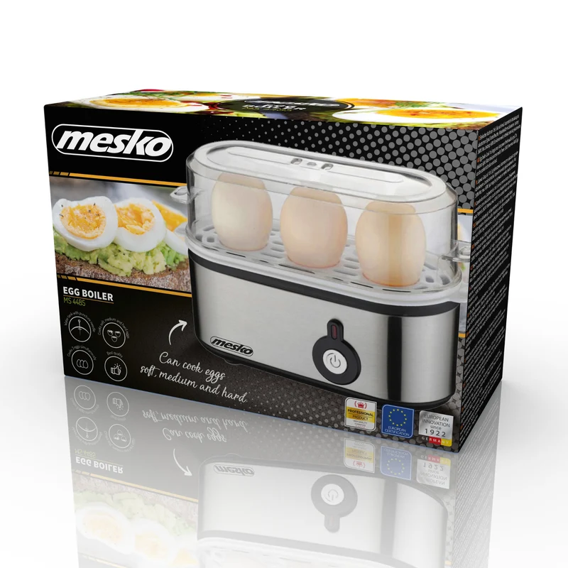 Mesko MS 4485 egg cooker for 1-3 eggs, 350W, pricker, UK plug