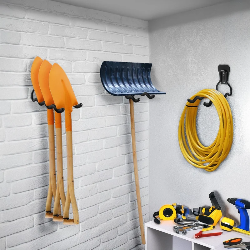 Maclean Wall Mount, for tools, wheels, ladders, and bicycles, steel, max. load 30 kg, MC-486, 3 pieces