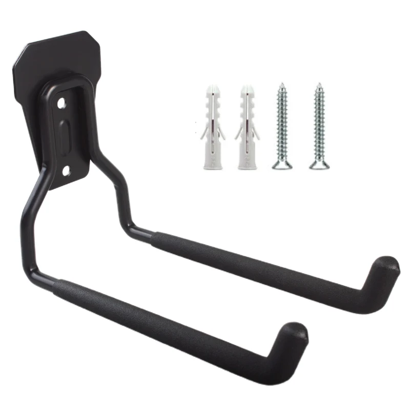 Maclean wall mount/hanger for tires, gardening tools, ladders, hoses, bicycles, steel, max. load 35 kg, MC-440, 4 pieces