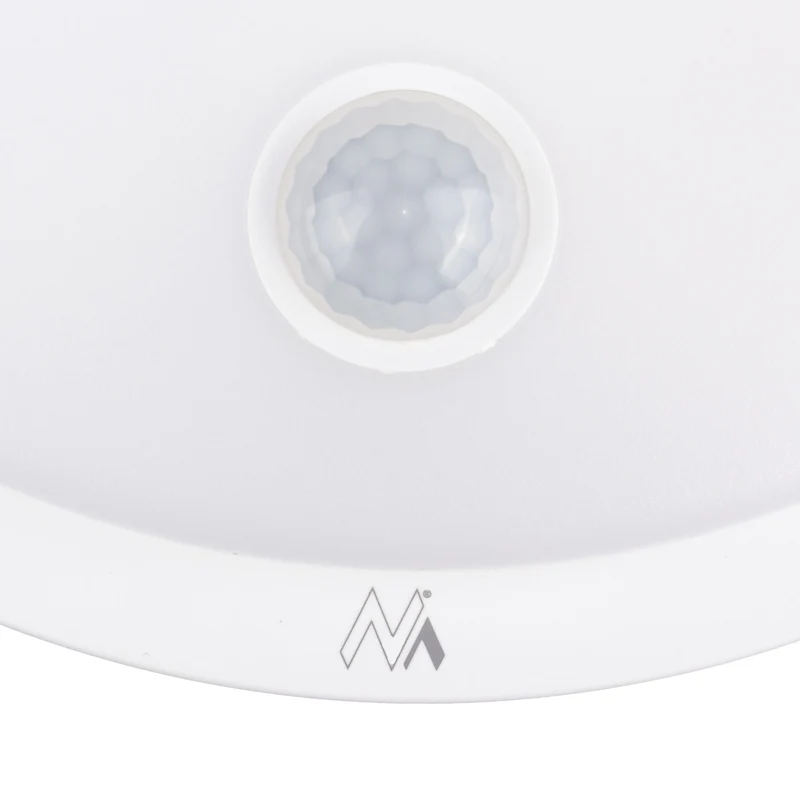 Maclean LED lamp with motion sensor, PIR sensor, white, 10W, IP65, 1000lm, neutral color, MCE525 W