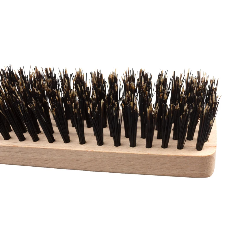 Hair brush with handle 100% boar bristles, wooden frame
