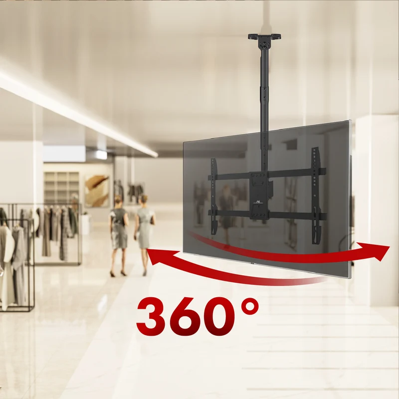 Maclean ceiling mount for TV, max load 60kg, 43-86", max VESA 600x400, MC-112 B