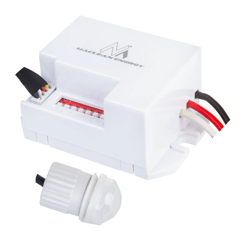 Maclean PIR motion sensor, with external sensor,12-24V DC, 360°, MCE32 V