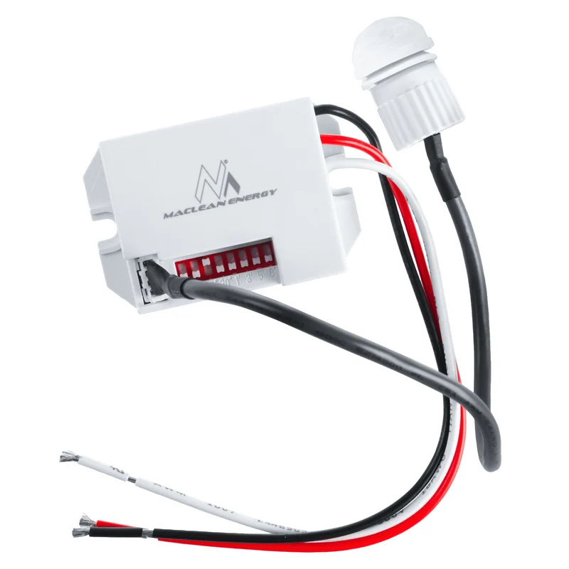 Maclean PIR motion sensor, with external sensor,12-24V DC, 360°, MCE32 V